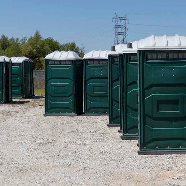 what is the difference between a standard event portable toilet and a luxury event restroom